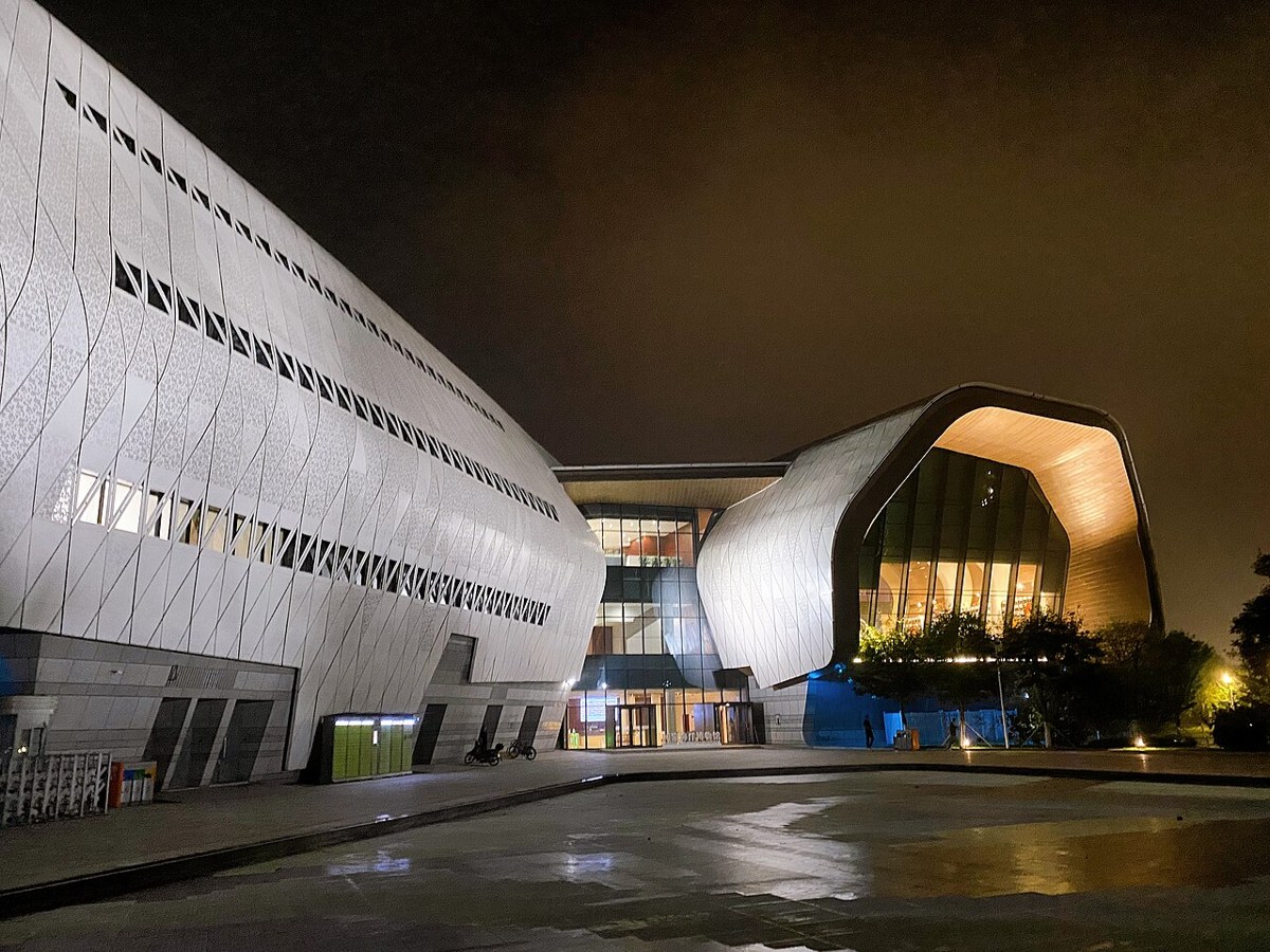 Interior of the National Maritime Museum of China, Tianjin