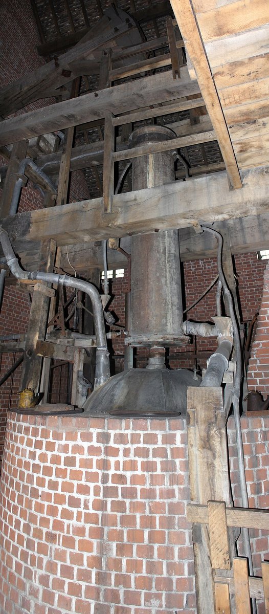 Newcomen engine reconstruction at Black Country Living Museum