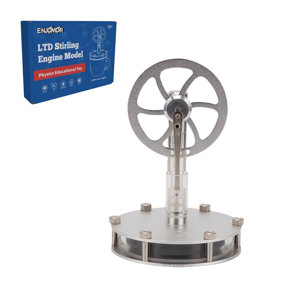 EngineDIY low-temperature Stirling engine model