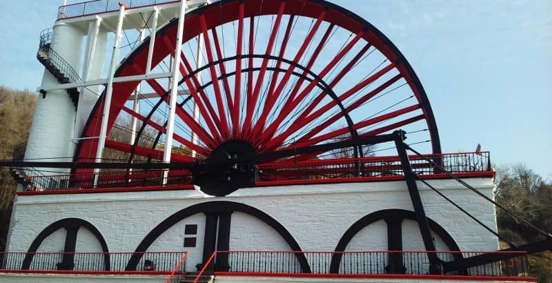 Great Laxey Wheel and its setting