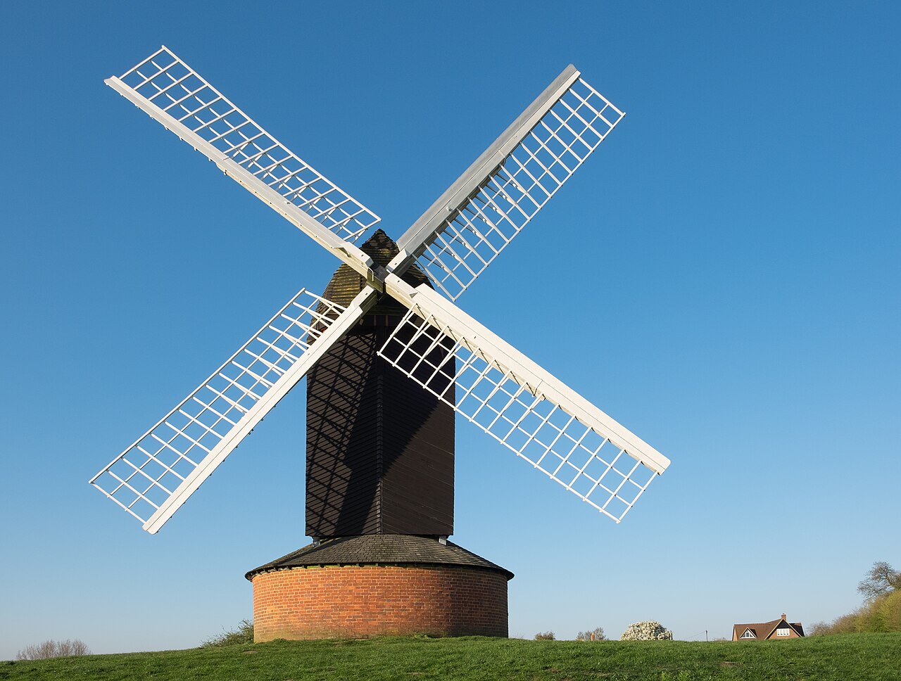 Brill Windmill, a surviving post mill