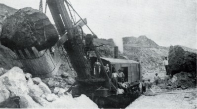 Steam shovel