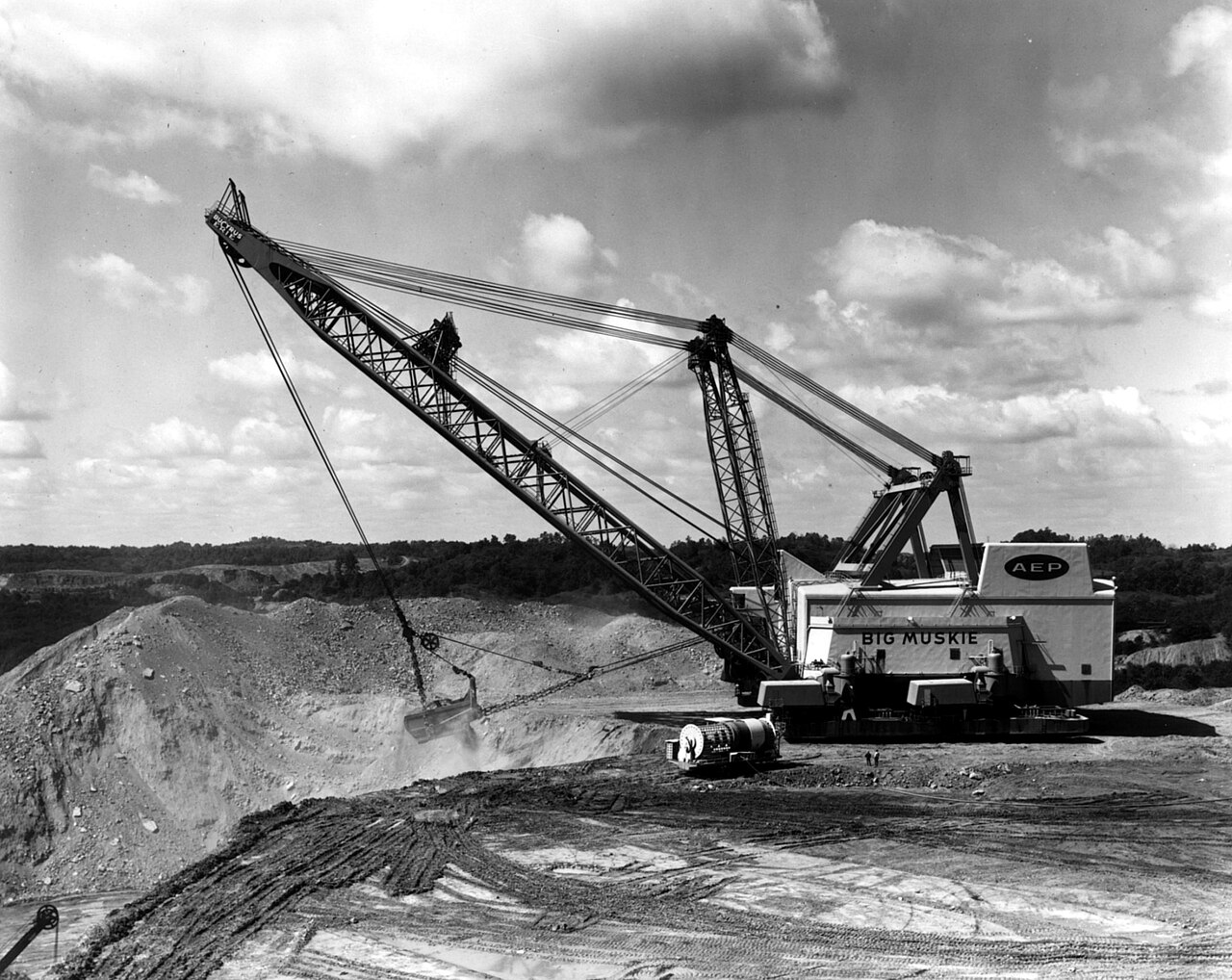Dragline excavator