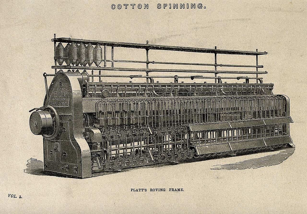 Cotton-spinning machinery