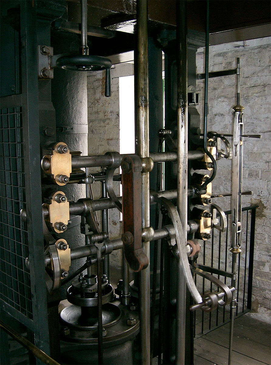 Crofton beam-engine driving platform