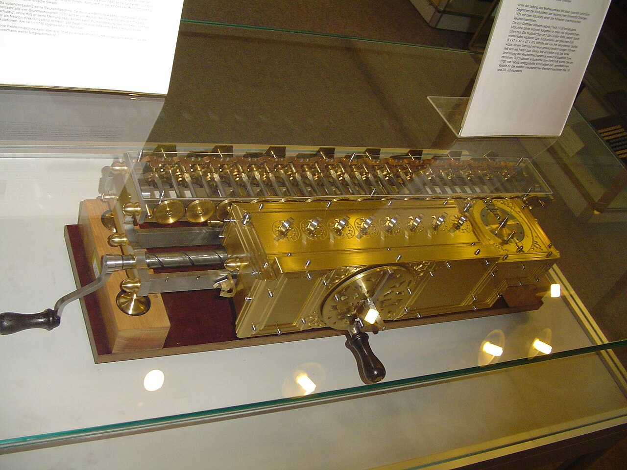 Leibniz stepped reckoner