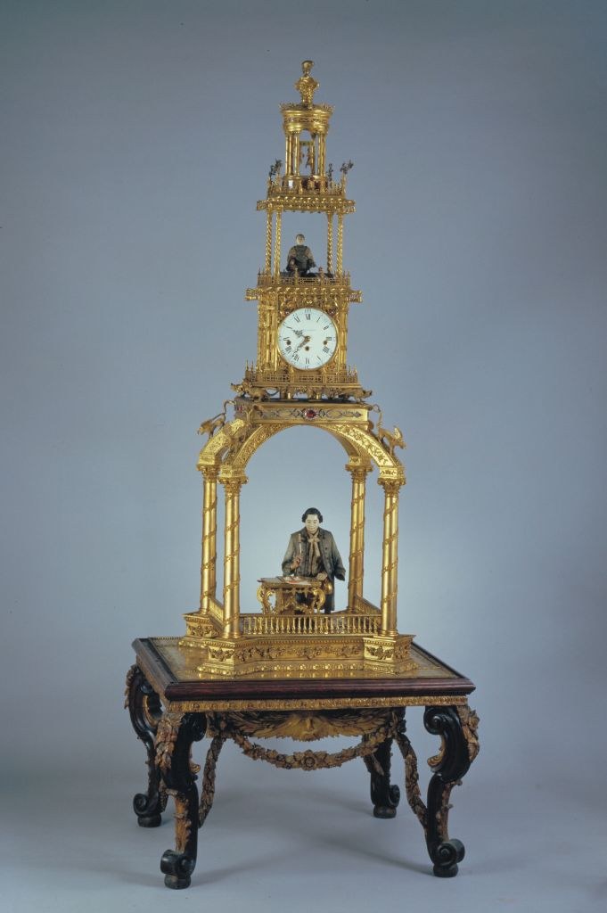 Williamson writing-automaton clock